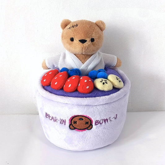 Bear-In-Bowl-O Plushie