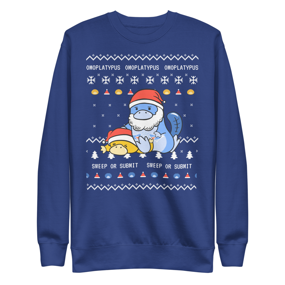 Santa Omoplatypus Crewneck – Butt Scooter Jiu Jitsu