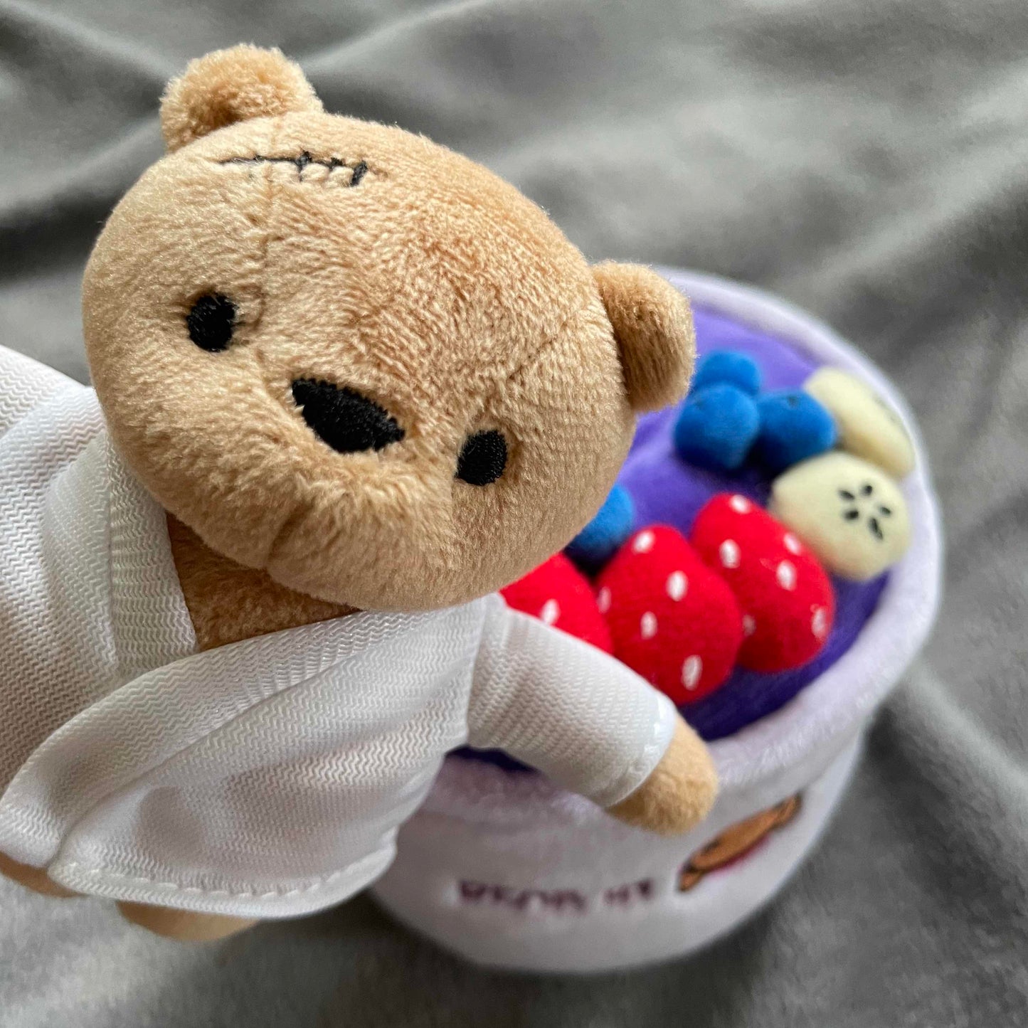 [PRE-ORDER] Bear-In-Bowl-O Plushie