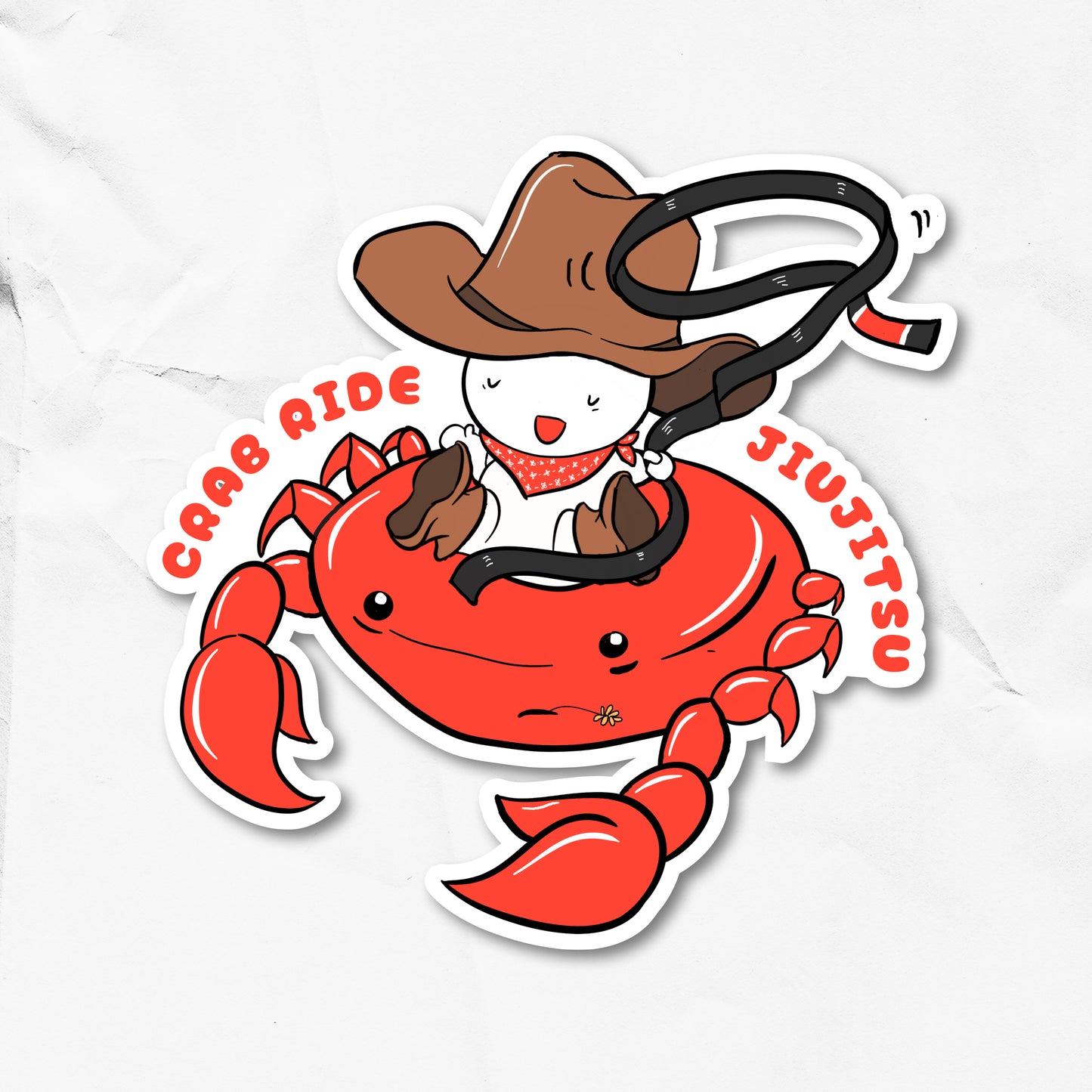 Crab Ride - Vinyl Decal