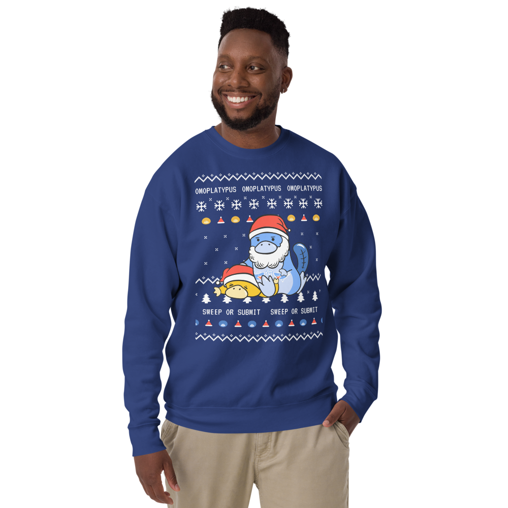 Santa Omoplatypus Crewneck – Butt Scooter Jiu Jitsu Santa Omoplatypus Crewneck – Butt Scooter Jiu Jitsu